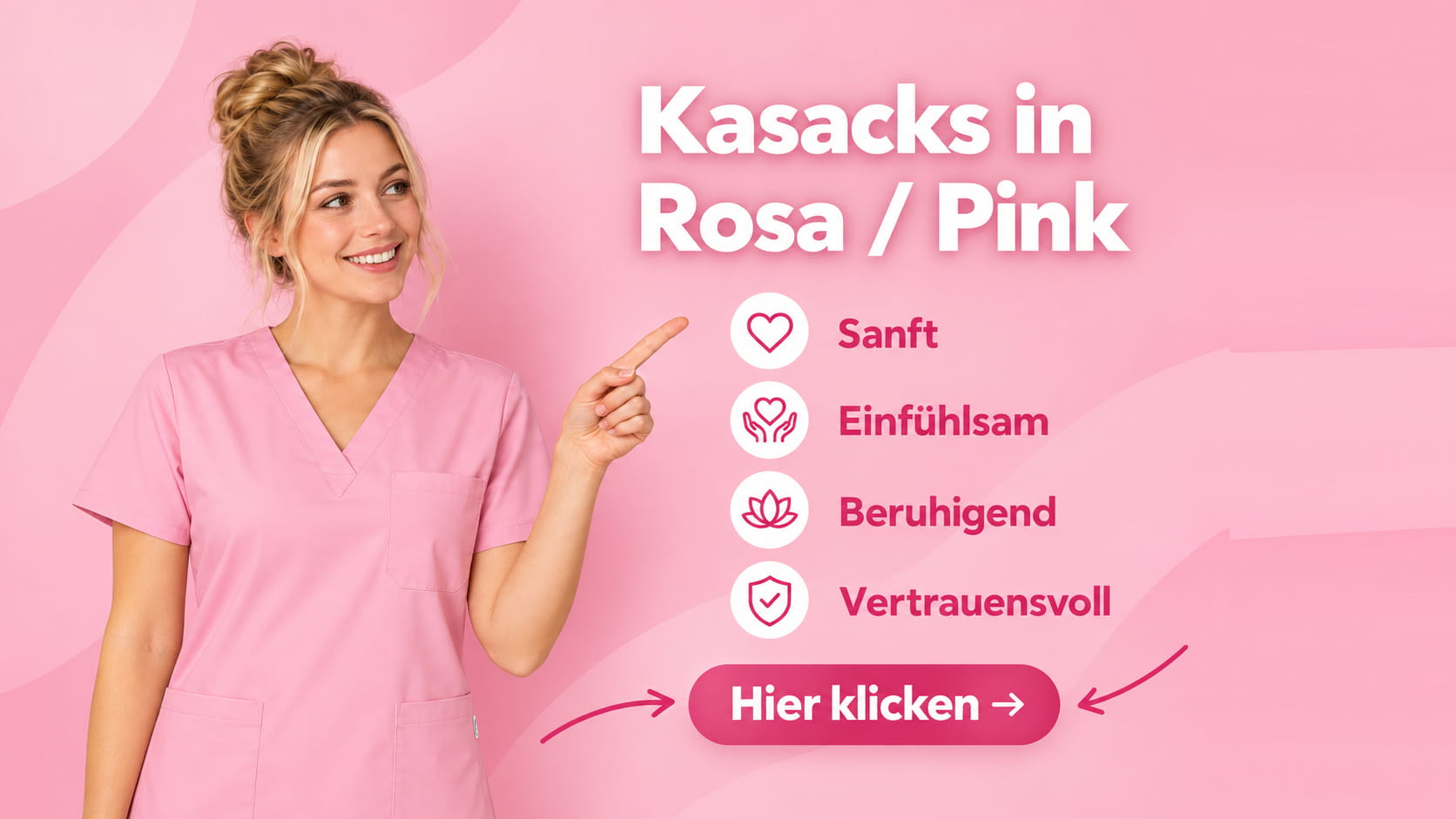 Rosa und pinke Kasacks bei MEIN-KASACK.de